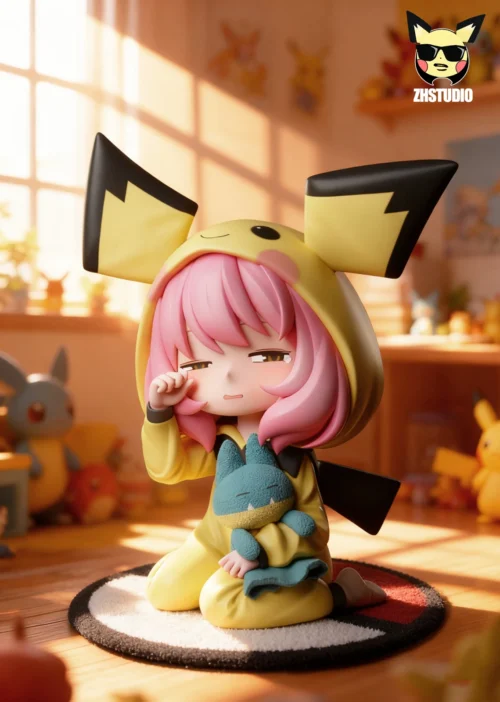 Pichu Pajamas Cosplay Anya Forger - Pokemon SPY X FAMILY Resin Statue - ZhengHuo Studio