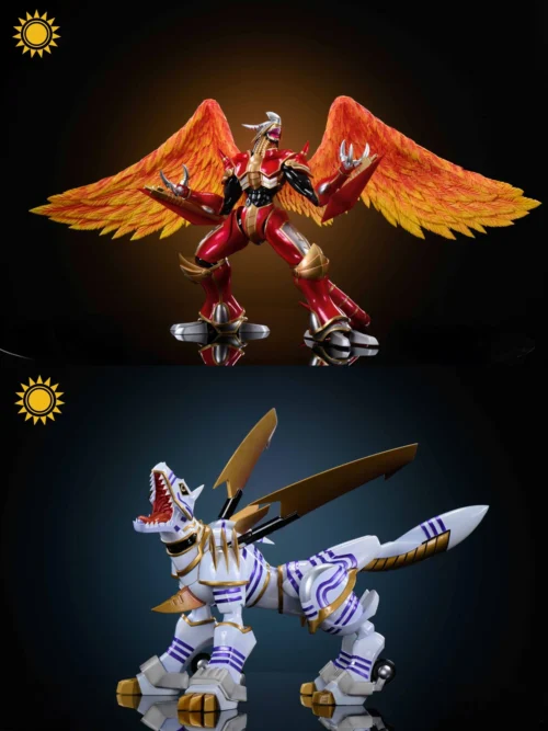 Vritramon & Garummon - Digimon Resin Statue - TaiYangMoWan Studio