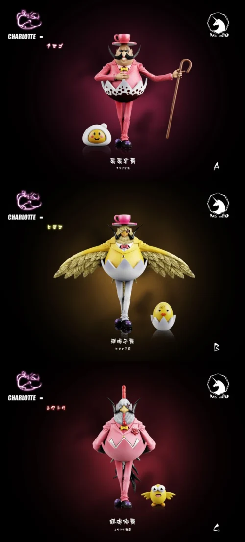 Baron Tamago & Viscount Hiyoko & Count Niwatori - ONE PIECE Resin Statue - MDS Studio