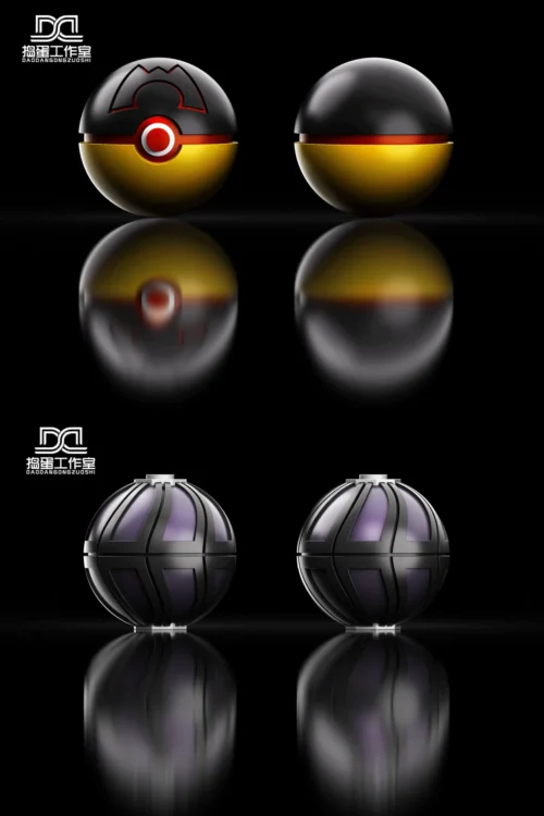 Team Magma Pokeball & Dusk Ball - Pokemon Resin Statue - DaoDan Studio