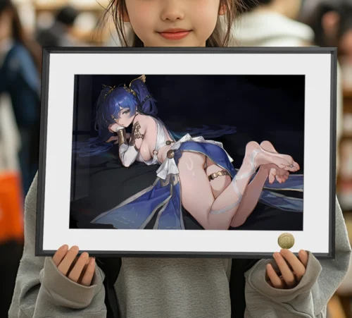 A3 & 4K Size Iuno Decorative Painting - Wuthering Waves Decoration Painting - HuangGua Studio