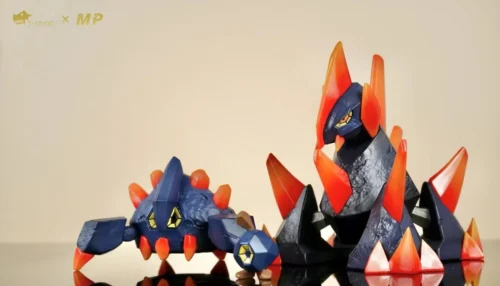 1/20 Scale World Zukan Evolution of Gigalith Set - Pokemon Statue - T1 Studios