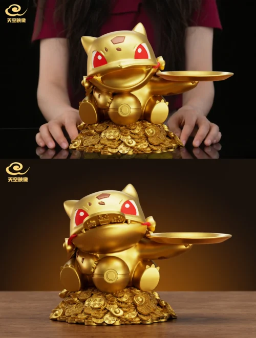 Lucky Bulbasaur - Pokemon Resin Statue - TianKongYingXiang Studio