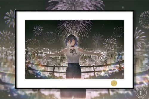 Fireworks Reze Decorative Painting - Chainsaw Man - H-TWO Studio