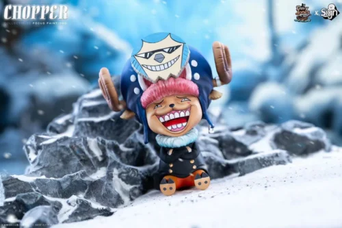 POP Scale Franky in Tony Tony Chopper Body - ONE PIECE Resin Statue - Sign_Studio