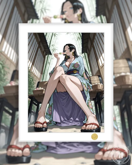Japanese Style Boa Hancock Decorative Painting - ONE PIECE - H-TWO Studio