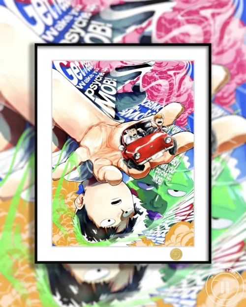 Mob Psycho 100 Decorative Painting - Mob Psycho 100 - H-TWO Studio