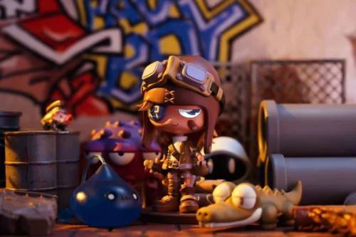 Small & Big Scale Thief - MapleStory Resin Statue - Blue Snail Studio