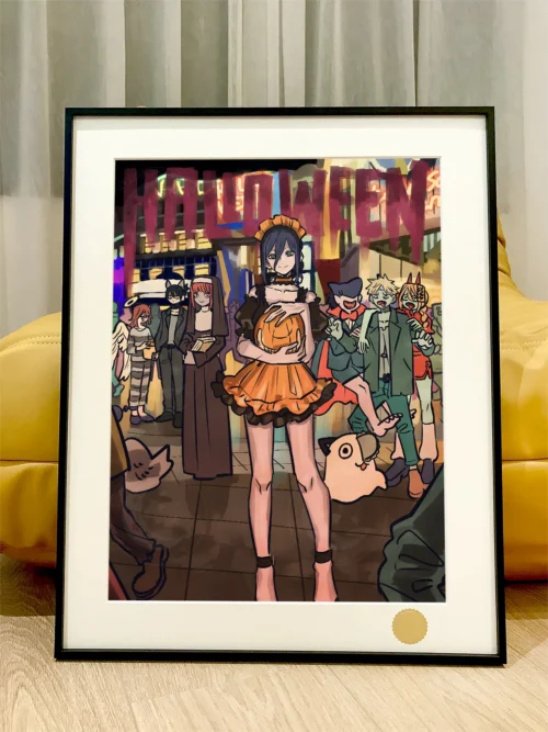 Halloween Ver. Reze Decorative Painting - Chainsaw Man - Xingkong Studio