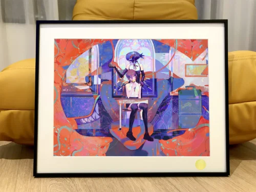Colourful Reze Decorative Painting - Chainsaw Man - Xingkong Studio