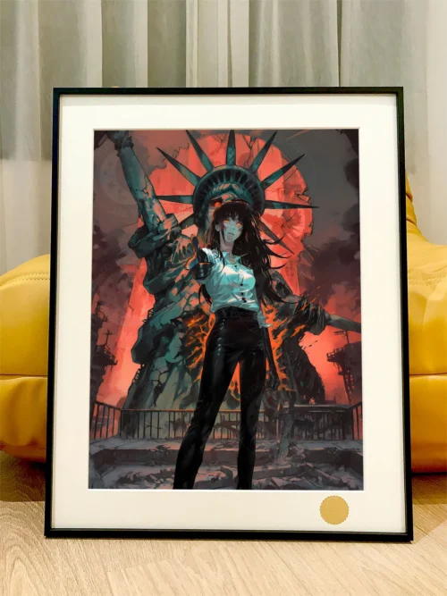 Asa Mitaka Decorative Painting - Chainsaw Man - Xingkong Studio