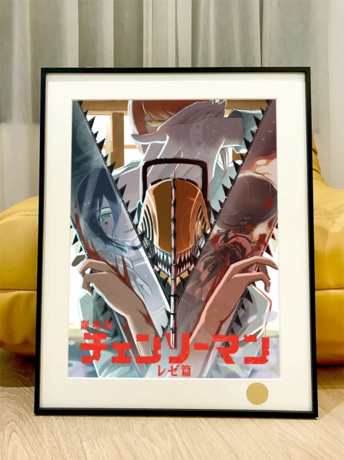 Bomb Girl Arc Two-Faced Reze Decorative Painting - Chainsaw Man - Xingkong Studio