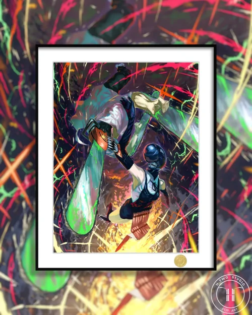 Bomb Girl Arc Decorative Painting - Chainsaw Man - H-TWO Studio