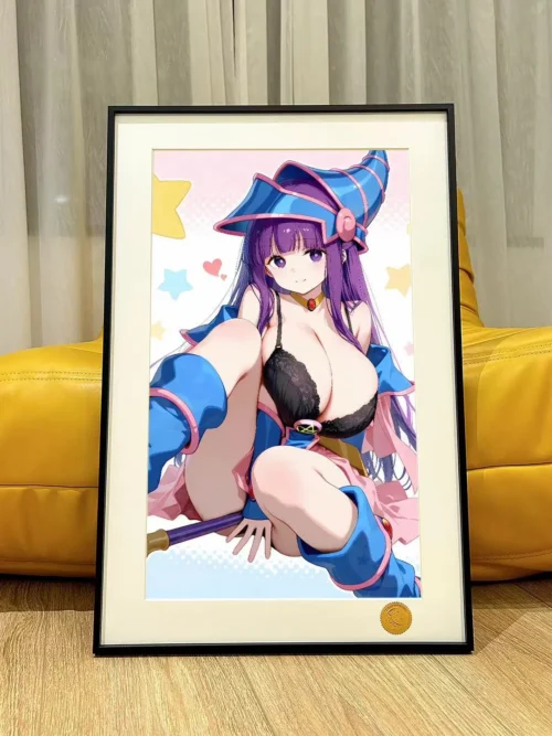 Dark Magician Girl Cosplay Fern Decorative Painting - Duel Monsters/ Yu-Gi-Oh! Frieren: Beyond Journey's End - Xingkong Studio