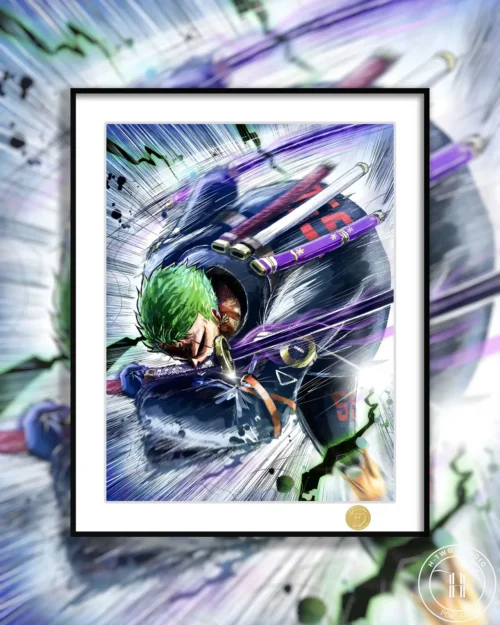 Egghead Island Arc Roronoa Zoro Decorative Painting - ONE PIECE - H-TWO Studio