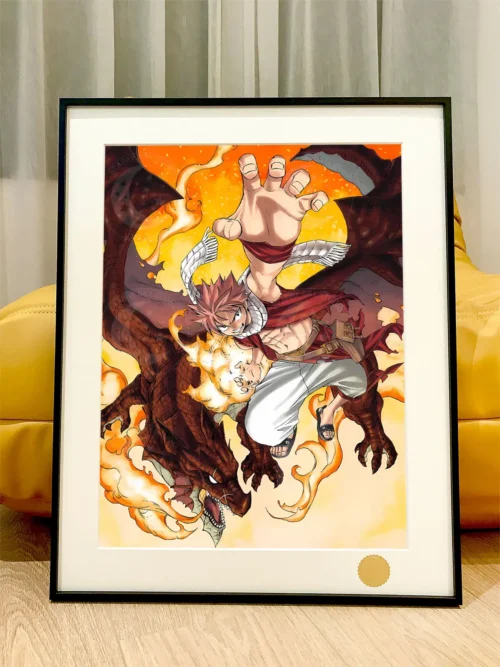 Natsu Dragneel Decorative Painting - Fairy Tail - Xingkong Studio