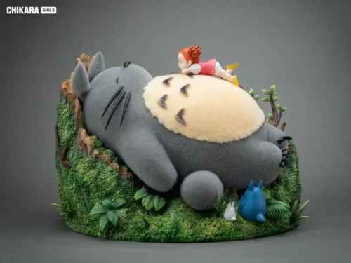 Sleeping Totoro & Mei Kusakabe - My Neighbor Totoro Resin Statue - CHIKARA Studios