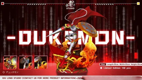 Dukemon with LED - Digimon Resin Statue - BaiLong Studio