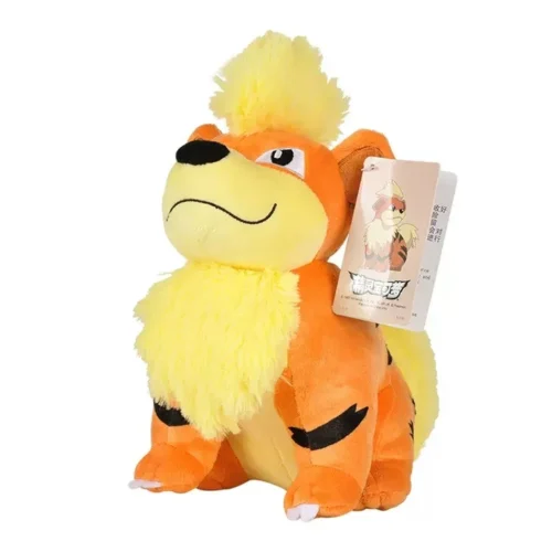 Licensed Growlithe Super Soft Short Plush Doll - Free Shipping - Pokemon