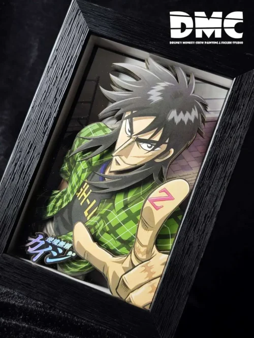 3D Decorative Paint of Kaiji Itō - Kaiji Decorative Painting - Drunky Monkey Crew Studio