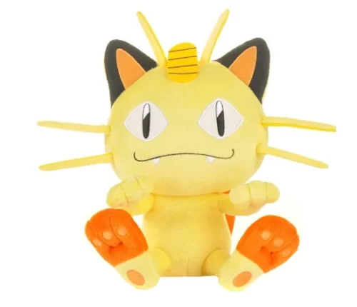 Licensed Meowth Super Soft Short Plush Doll - Free Shipping - Pokemon