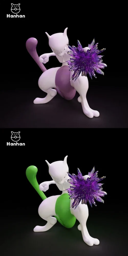 1/20 Scale World Zukan Mewtwo - Pokemon Statue - Hanhan-Studio