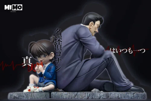 Sleeping Kogoro Mouri & Conan Edogawa - Detective Conan Resin Statue - Mimo Studio