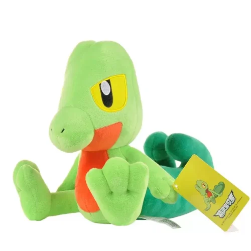 Licensed Treecko Super Soft Short Plush Doll - Free Shipping - Pokemon