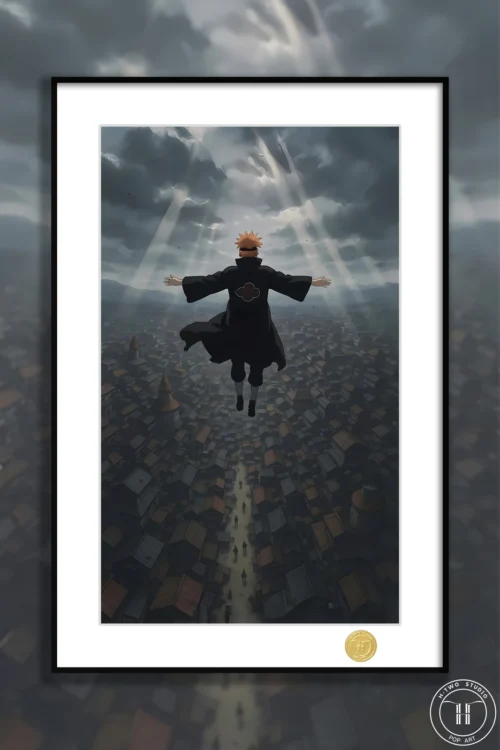 Shinra Tensei Decorative Painting - Naruto - H-TWO Studio