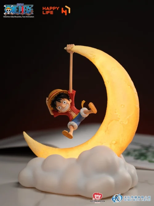 Little Monkey D. Luffy Magnetic Night Lamp with LED - ONE PIECE Official Statue - HAPPY LIFE Studio - Image 1