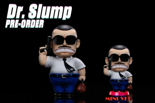 WCF & Mini Scale Penguin Village Series 011 Joe Dunn - Dr. Slump Resin Statue - LeaGue Studios - Image 1
