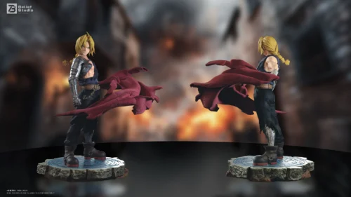 Edward Elric with LED - Fullmetal Alchemist: Brotherhood Resin Statue - Belief-Studio