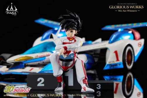 1/8 Scale Hayato Kazami - Future GPX Cyber Formula Resin Statue - MASA TOY - Image 1