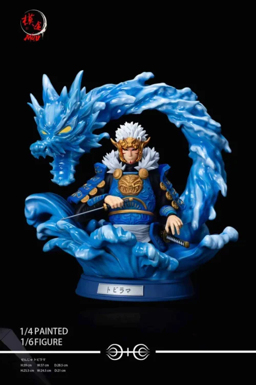 1/6 & 1/4 Scale Samurai Tobirama Senju Bust Statue - Naruto Resin Statue - MoTu Studio