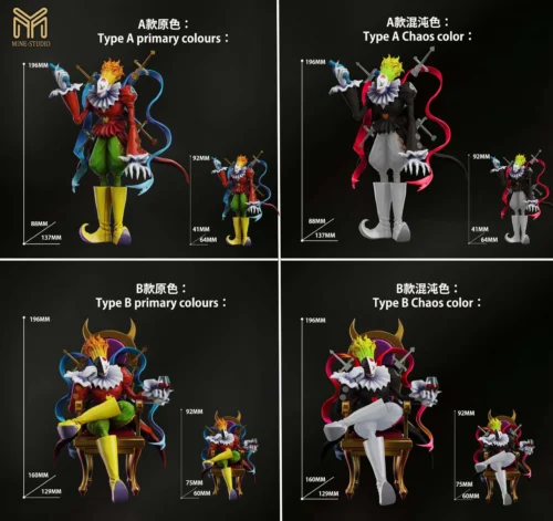 Small & Plus Scale Piedmon & Chaos Piedmon - Digimon Resin Statue - My-Studio [Pre-Order] - Image 1