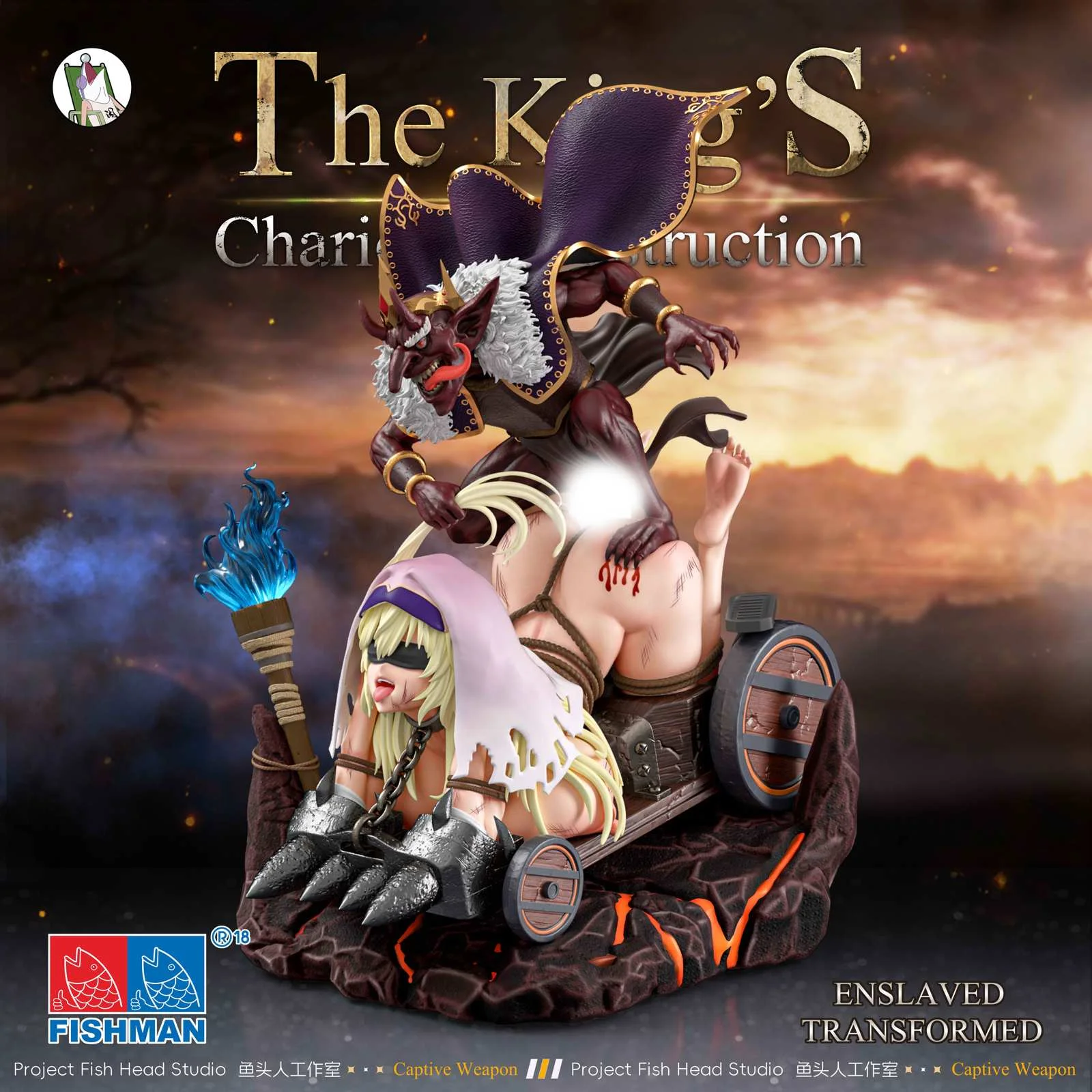 1/6 Scale Goblin King's Chariot - Goblin Slayer Resin Statue - YuTouRen Studio - Image 2