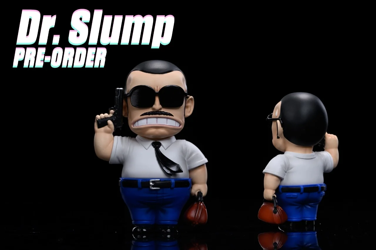 WCF & Mini Scale Penguin Village Series 011 Joe Dunn - Dr. Slump Resin Statue - LeaGue Studios - Image 2