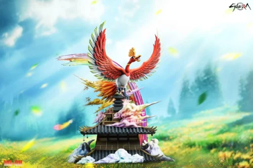 Ho-Oh with LED - Pokemon Resin Statue - Cybera-Studios - Image 1