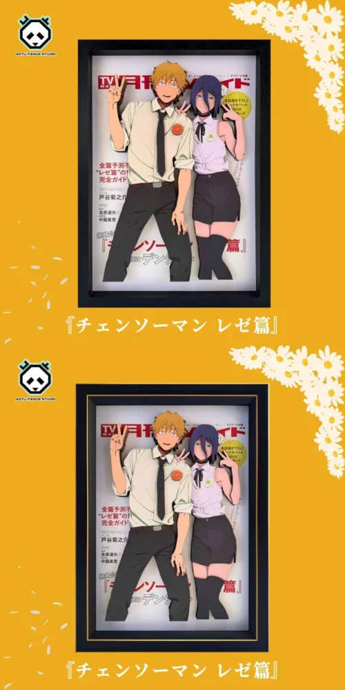 3D Decorative Paint of Bomb Girl Arc E Ver. - Chainsaw Man Decorative Painting - AoTu Panda Studio - Image 1