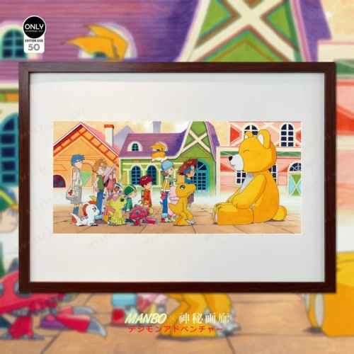 Decorative Paint of Memory Scene in TV Season 1 Chapter 6 - Digimon Decorative Painting - Mystical Art Studios