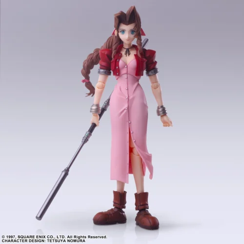 Second Edition Bring Arts Series Movable Aerith Gainsborough - (FF7) Final Fantasy VII Official Statue - Square Enix