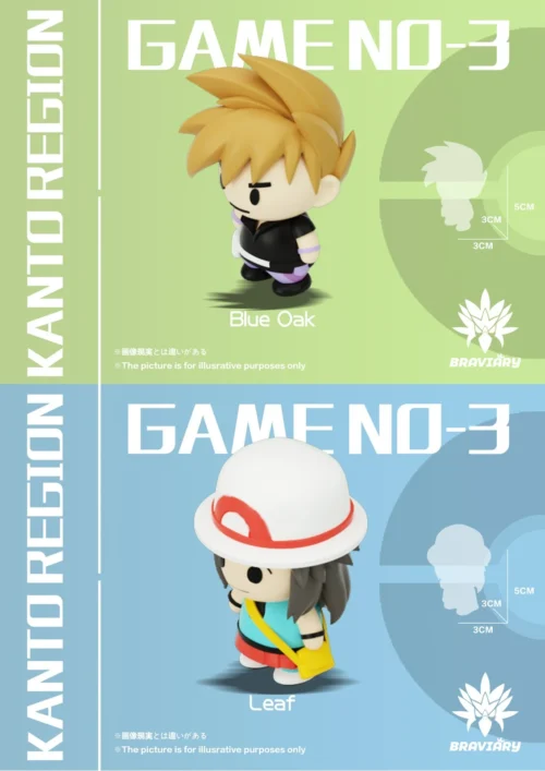 Console Series 003 Blue Oak & Leaf - Pokemon Statue - Braviary Studio