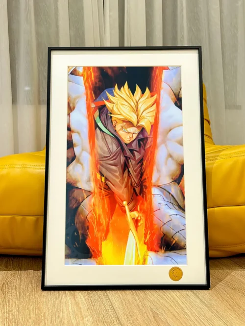 Future Warrior Super Saiyan Trunks Decorative Painting - Dragon Ball - Xingkong Studio