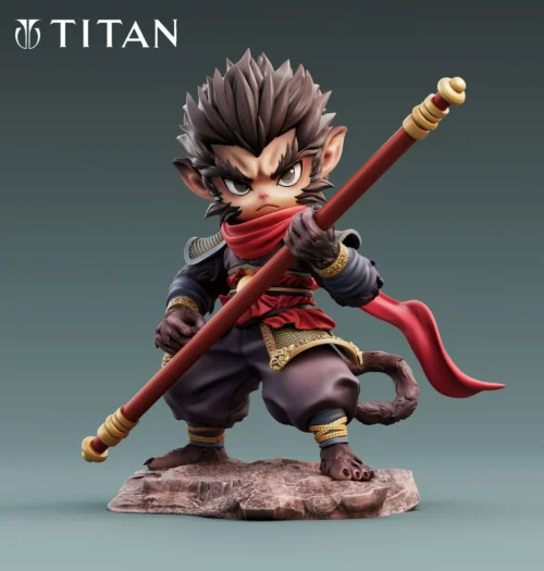 Chibi Ver. Wukong - Black Myth: Wukong Resin Statue - Titan Studio - Image 1