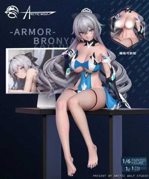 1/6 Scale Exposed Armor Ver. Herrscher of Truth Bronya Zaychik - Honkai Impact 3rd Archives Resin Statue - Arctic Wolf Studio - Image 1