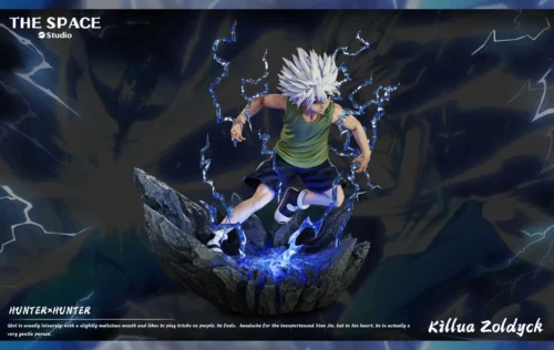 1/6 Scale Godspeed Killua Zoldyck with LED - HUNTER X HUNTER Resin Statue - The Space Studio - Image 2