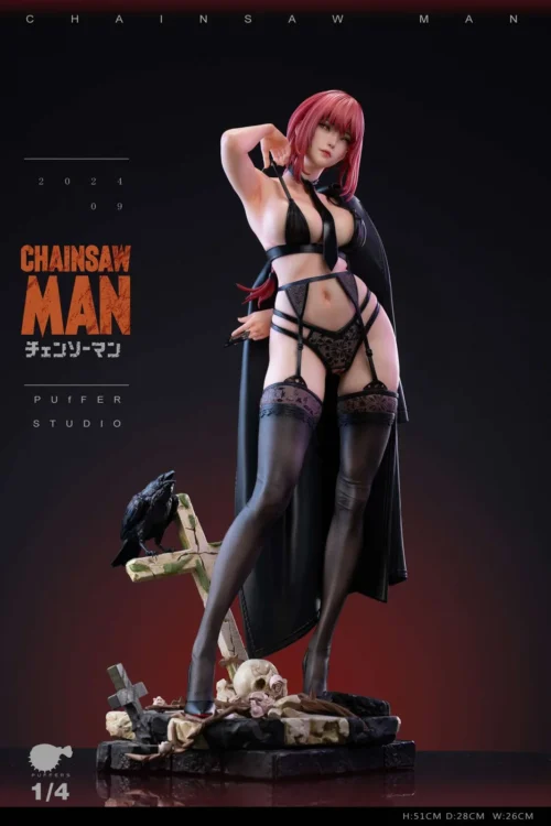 1/4 Scale Makima - Chainsaw Man Resin Statue - Puffer Studio - Image 2