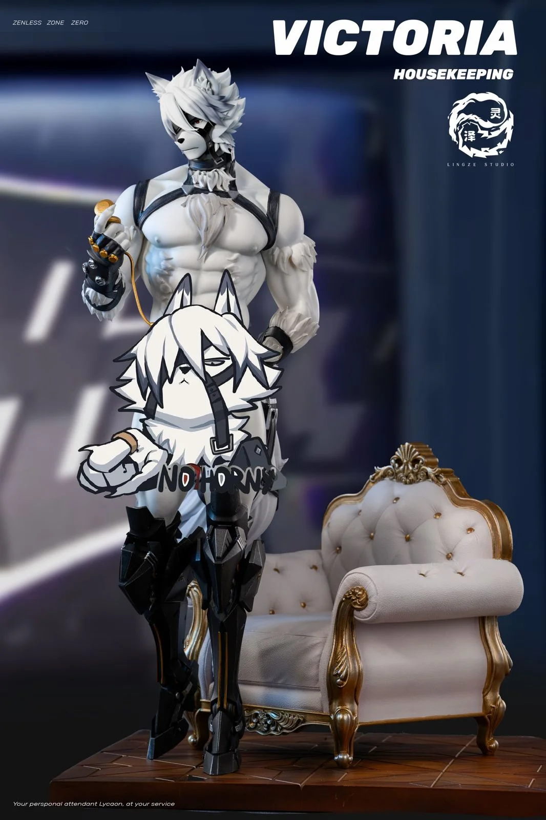 1/6 Scale Von Lycaon - Zenless Zone Zero Resin Statue - LingZe Studio - Image 5