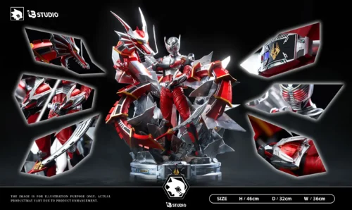 Kamen Rider Ryuki & Dragreder - Kamen Rider Resin Statue - LB-Studio - Image 1