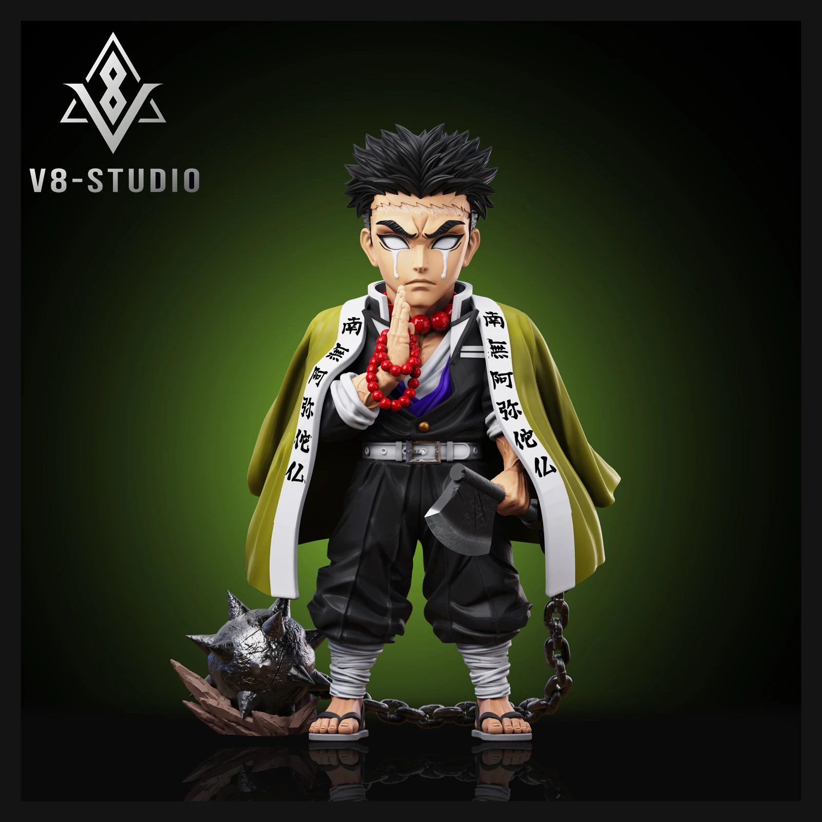 WCF Scale Stone Hashira Gyomei Himejima - Demon Slayer: Kimetsu No Yaiba Statue - V8-Studio - Image 1